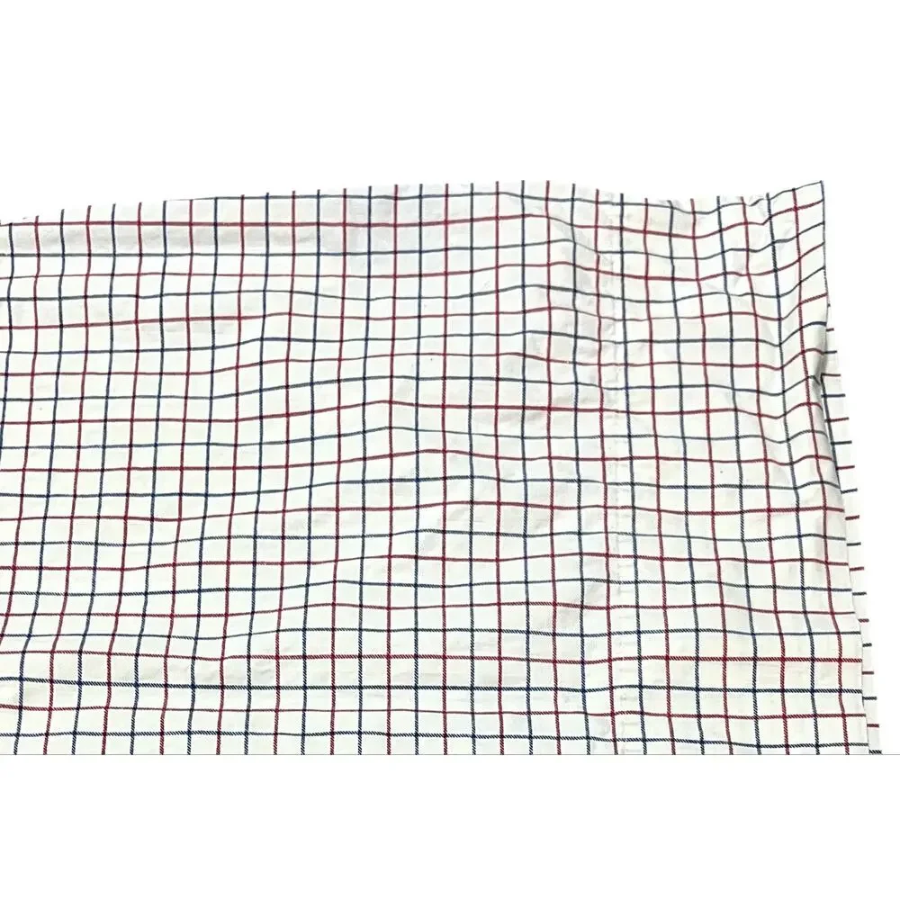 Ralph Lauren Vintage Pillowcases Oxfordshire Eaton Plaid King Set of 2 Cotton